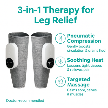 CalfRelief - Heat and Pressure Leg Massager (1pc)